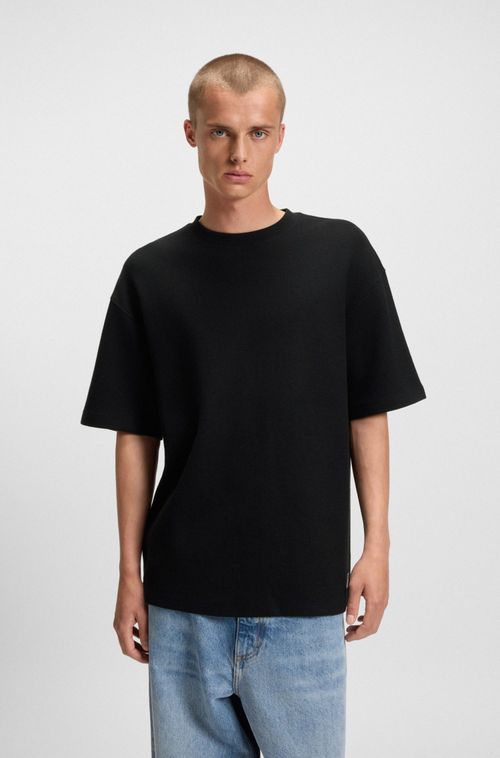 Camiseta De Ajuste Oversized Em Algodão