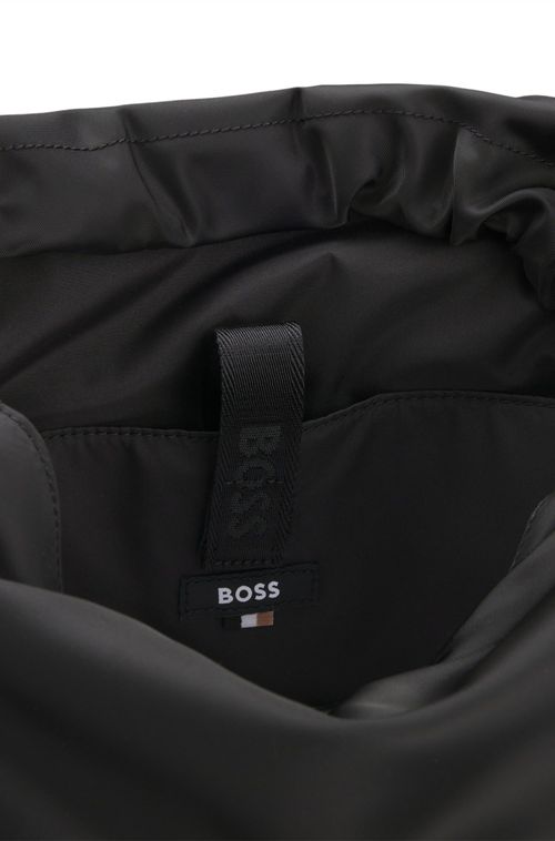 Mochila Em Sarja Com Monograma Double B