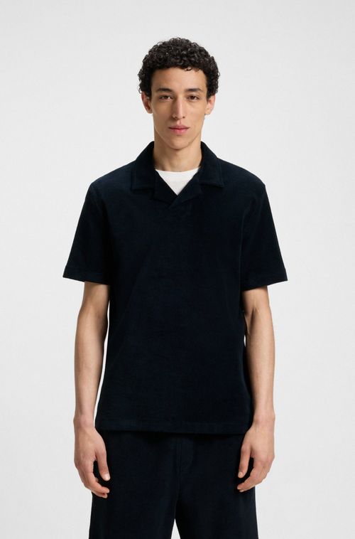 Polo De Colarinho Johnny Em Algodão Turco