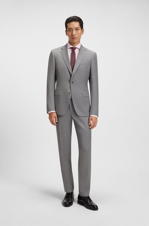Camisa De Ajuste Regular Em Algodão Oxford