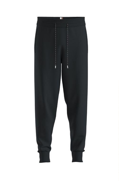 Calças De Treino De Ajuste Regular Em Algodão E Lã Virgem