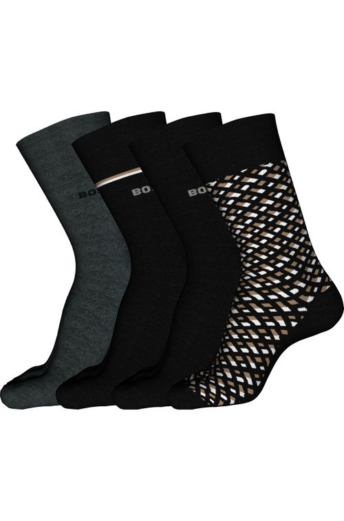 Conjunto De Quatro Pares De Meias De Comprimento Regular