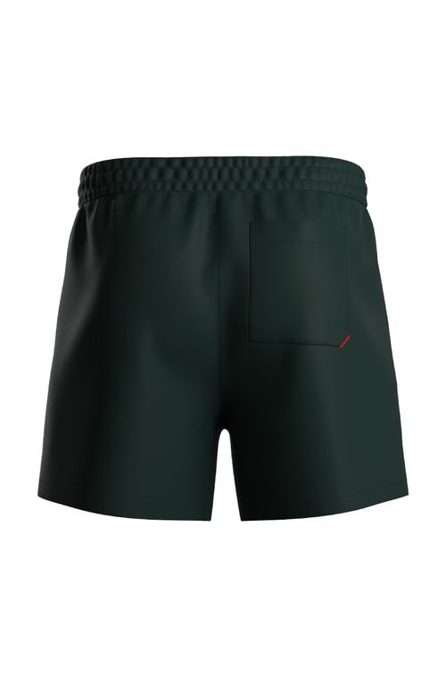 Shorts De Banho Forrado Com Logo Em Contraste