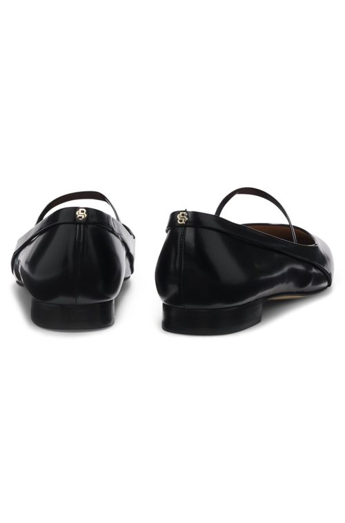 Sapato De Salto Alto Em Couro Polido