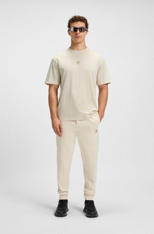 Camiseta Em Jersey De Algodão Com Monograma Double B