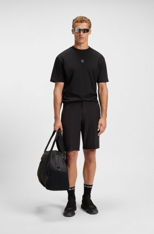Camiseta Em Jersey De Algodão Com Monograma Double B