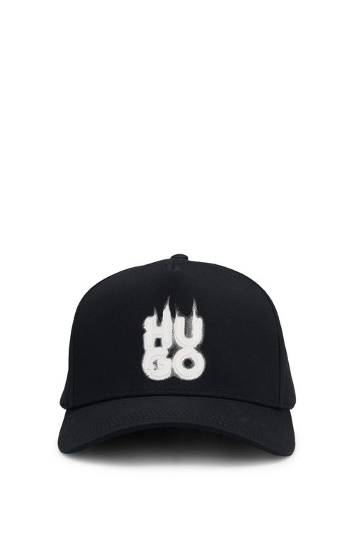 Boné Em Sarja De Algodão Com Logo