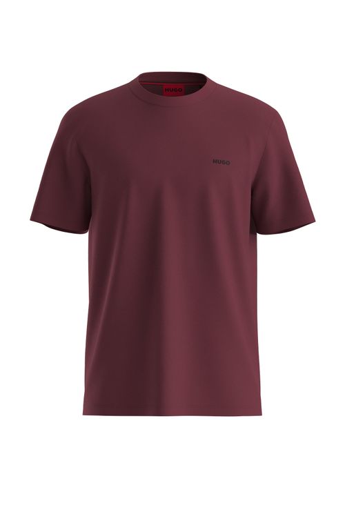 Camiseta Em Jersey De Algodão Com Logo Estampado