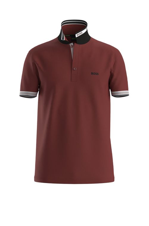 Polo Paddy Em Piqué De Algodão Com Logo