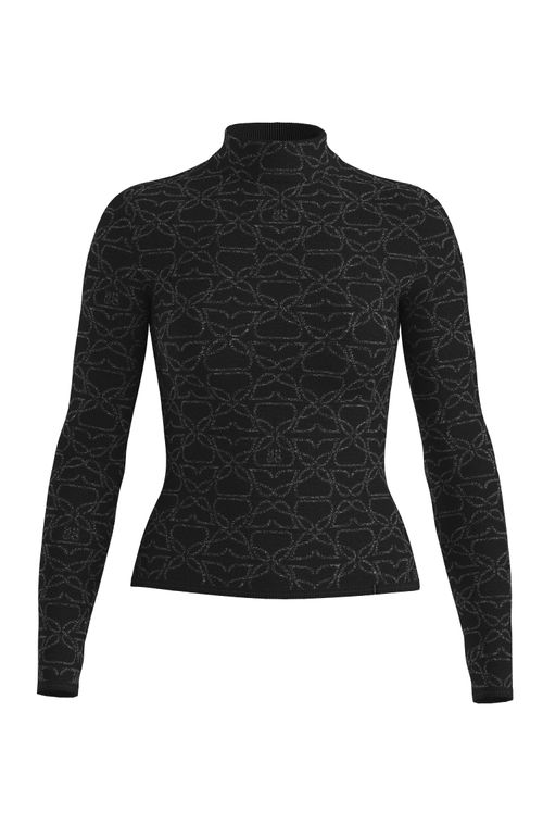 Blusa De Manga Comprida De Ajuste Slim