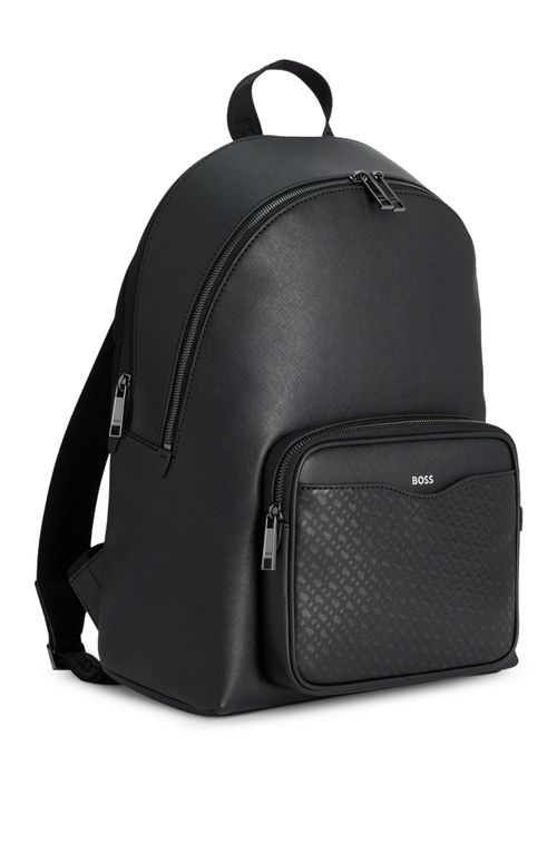 Mochila Com Padrão De Monograma