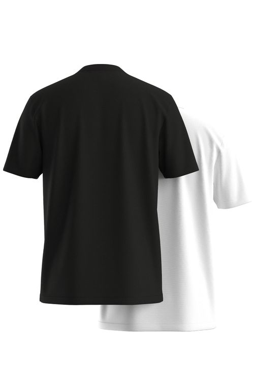 Pack Com Duas Camisetas De Algodão Com Estampas De Logo
