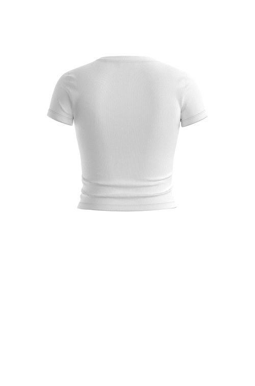 Blusa De Algodão E Elastano