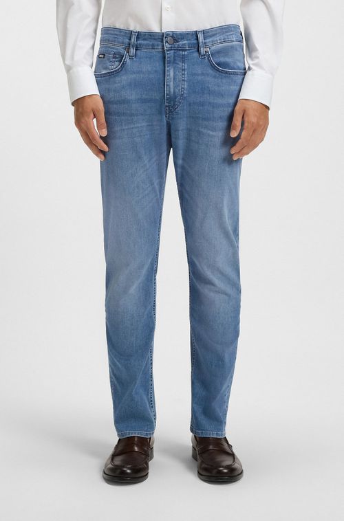 Jeans Slim-Fit Em Denim De Performance Azul