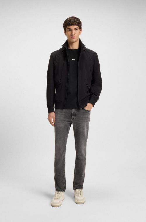 Camiseta Relaxed Fit Em Algodão Stretch Com Estampa