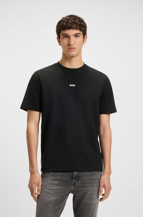 Camiseta Relaxed Fit Em Algodão Stretch Com Estampa