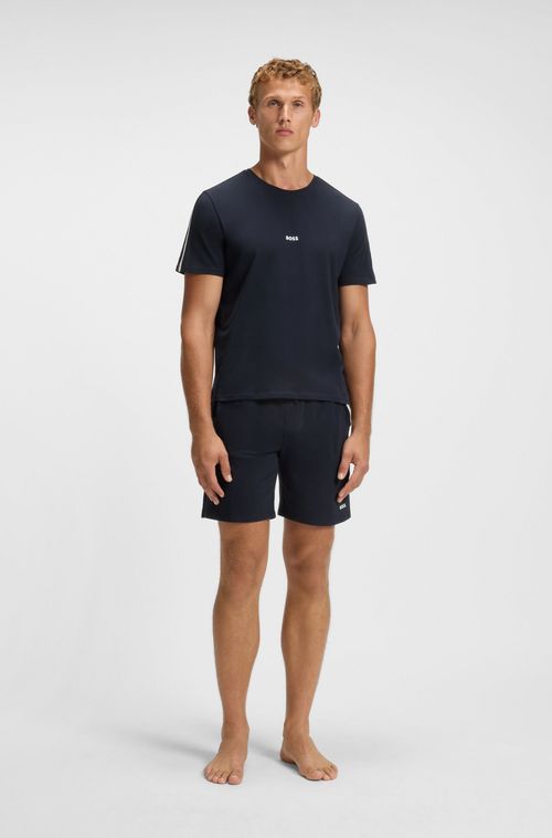 Camiseta De Pijama Em Algodão Elástico