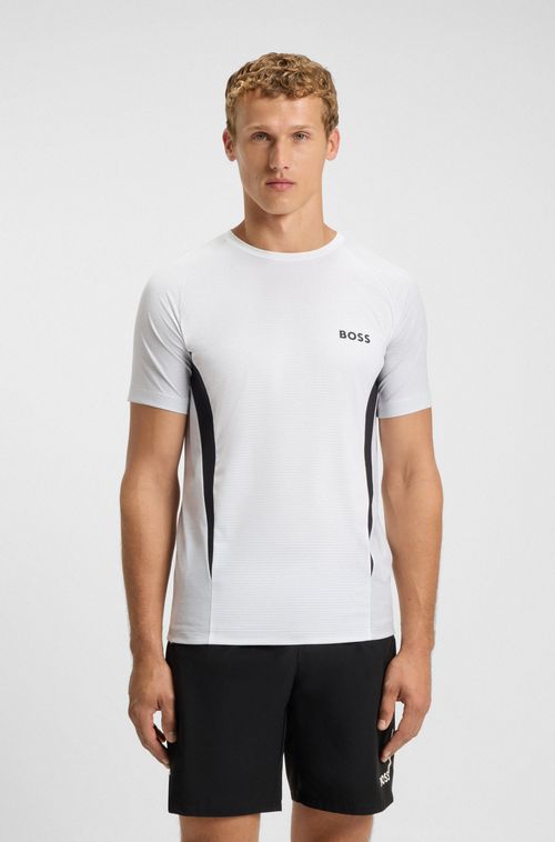 Camiseta De Ajuste Slim Em Jersey De Malha