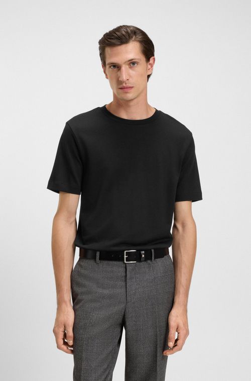 Camiseta Regular-Fit Em Tecido Piqué Com Algodão