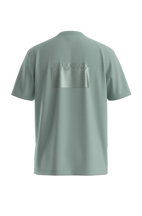 Camiseta De Algodão Com Logo