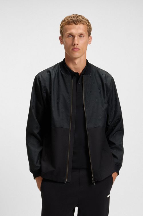 Casaco De Estilo Bomber Com Monograma Double B